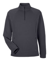 North End Men's Rhythm Waffle Quarter-Zip Pullover. NE200 - Carbon