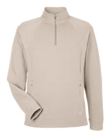 North End Men's Rhythm Waffle Quarter-Zip Pullover. NE200 - Oatmeal