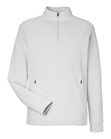 North End Men's Rhythm Waffle Quarter-Zip Pullover. NE200 - Platinum