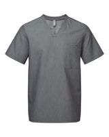 Onna Men's Limitless V-Neck Stretch Scrub Top. NN200 - Dynamo Grey