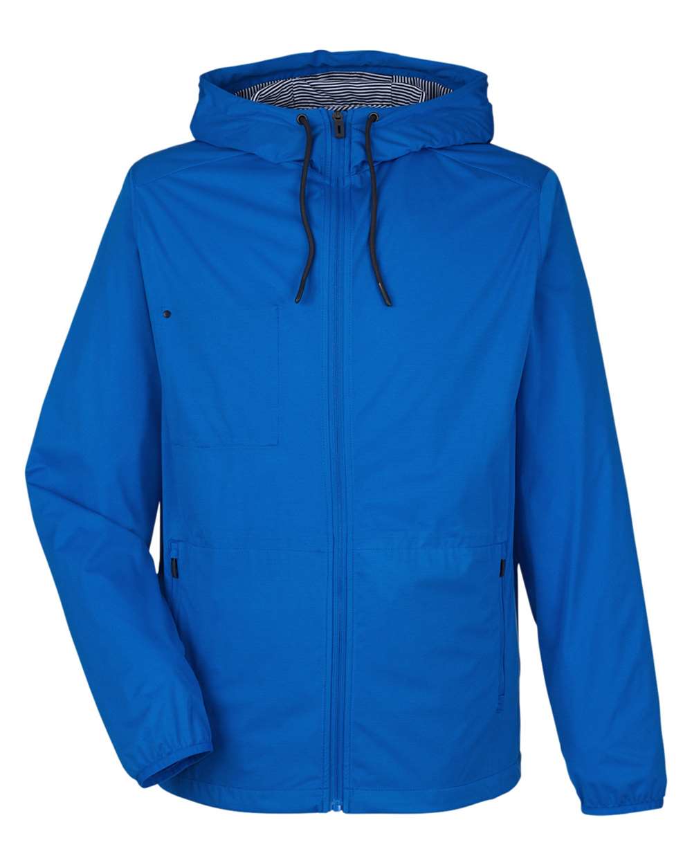 North End Men's Network Lightweight Jacket. NE75 - Light Nautical Blue Heather