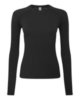 Onna Women's Unstoppable Long Sleeve Fresh Underscrub Base Layer T-Shirt. NN370 - Black