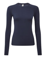 Onna Women's Unstoppable Long Sleeve Fresh Underscrub Base Layer T-Shirt. NN370 - Navy Heather