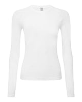 Onna Women's Unstoppable Long Sleeve Fresh Underscrub Base Layer T-Shirt. NN370 - White