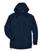 North End Men's 3-in-1 Parka with Dobby Trim. 88007 - Midnight Navy