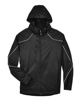 North End Men's Angle 3-In-1 Jacket with Bonded Fleece Liner. 88196 - Black
