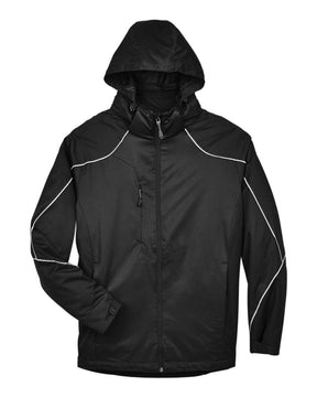 North End Men's Angle 3-In-1 Jacket with Bonded Fleece Liner. 88196 - Black