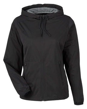 North End Women's Network Lightweight Jacket. NE75W - Black Heather