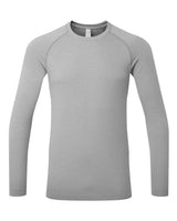 Onna Men's Unstoppable Fresh Long Sleeve Underscrub Base Layer T-Shirt. NN270 - Heather Grey