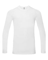 Onna Men's Unstoppable Fresh Long Sleeve Underscrub Base Layer T-Shirt. NN270 - White