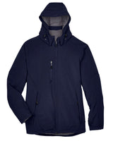 North End Men's Glacier Insulated Three-Layer Softshell with Detachable Hood. 88159 - Classic Navy