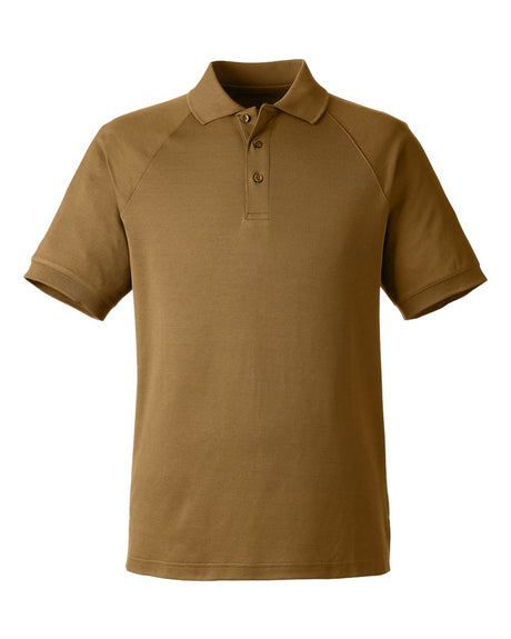Harriton Men's Charge Snag and Soil Protect Polo. M208 - Coyote Brown