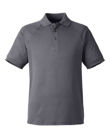 Harriton Men's Charge Snag and Soil Protect Polo. M208 - Dark Charcoal
