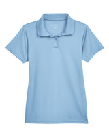 Harriton Women's Polyester Jersey Polo. M315W - Light Blue