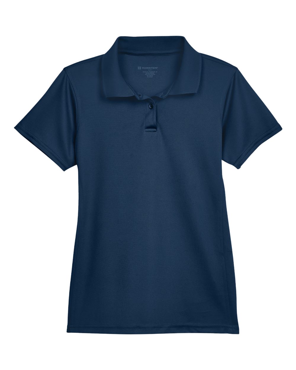 Harriton Women's Polyester Jersey Polo. M315W - Navy