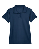 Harriton Women's Polyester Jersey Polo. M315W - Navy