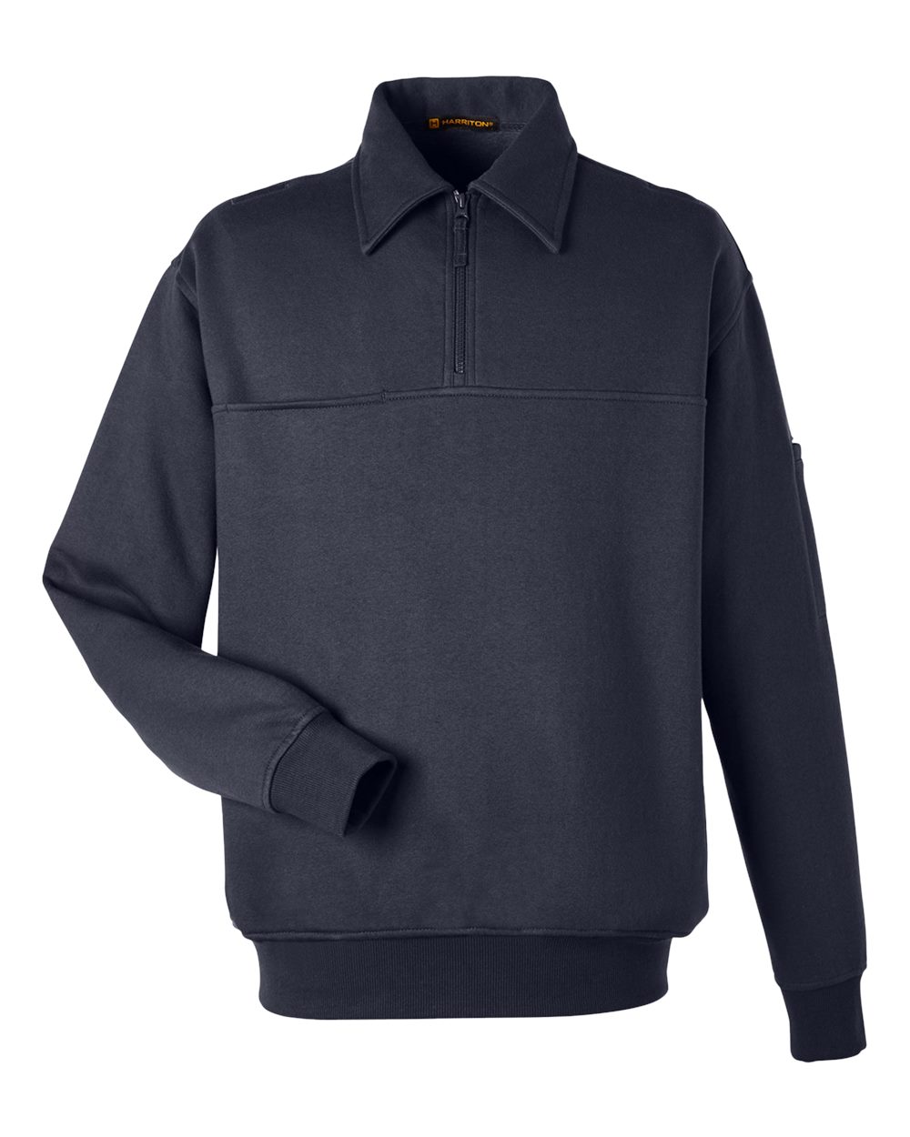 Harriton Unisex ClimaBloc™ Heavyweight Tactical Quarter-Zip Pullover. M712 - Dark Navy