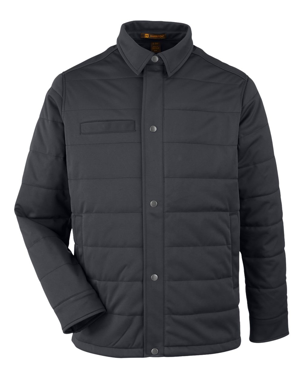 Harriton Unisex Guardian Soft Shell Chore Coat. M821 - Dark Charcoal