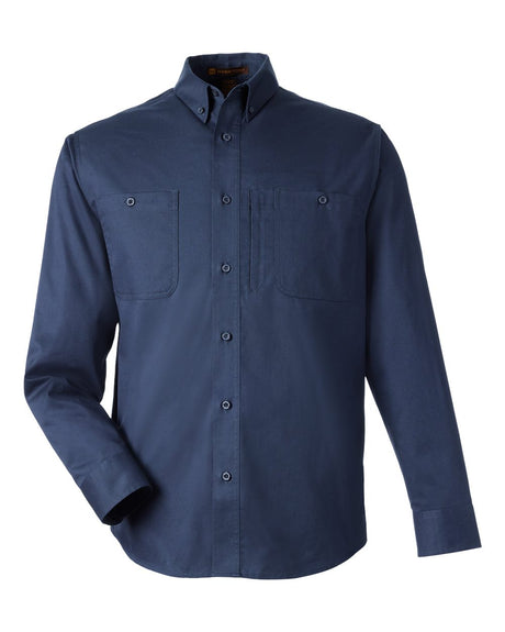 Harriton Men's Advantage IL Workshirt. M585L - Dark Navy