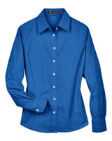 Harriton Women's Oxford Dress Shirt. M600W - French Blue