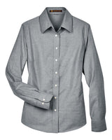 Harriton Women's Oxford Dress Shirt. M600W - Oxford Grey