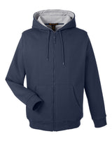Harriton Unisex Tall ClimaBloc™ Lined Heavyweight Hooded Sweatshirt. M711T - Dark Navy