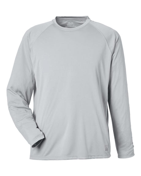 HUK Men's LoPro Pursuit Long Sleeve T-Shirt. H12L009 - Harbor Mist