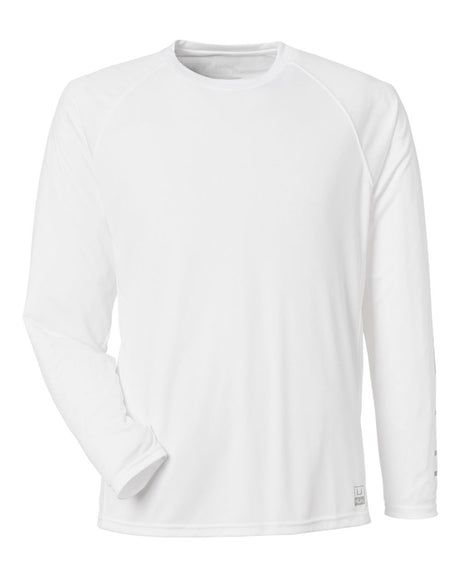 HUK Men's LoPro Pursuit Long Sleeve T-Shirt. H12L009 - White