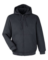 Harriton Unisex Tall ClimaBloc® Heavyweight Hooded Full-Zip Jacket. M722T - Dark Charcoal