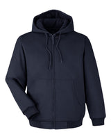 Harriton Unisex Tall ClimaBloc® Heavyweight Hooded Full-Zip Jacket. M722T - Dark Navy