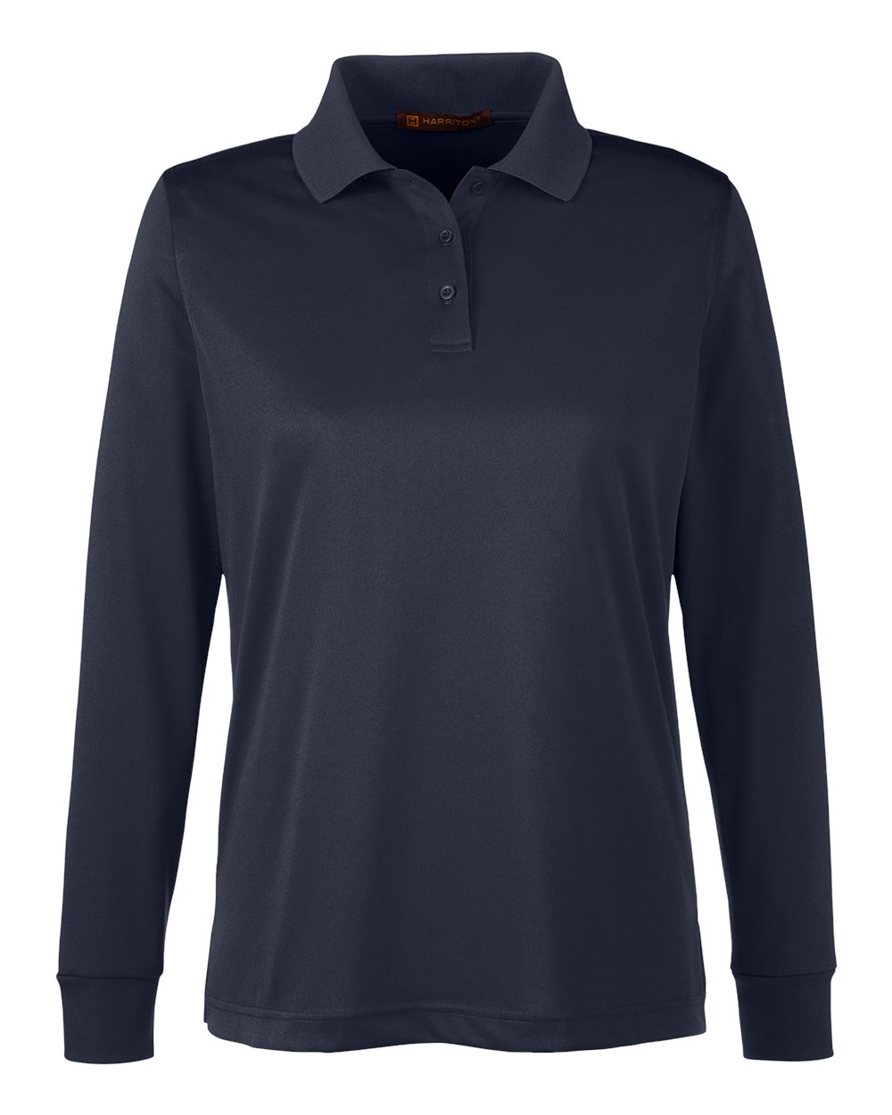 Harriton Women's Advantage Snag Protection Plus IL Long Sleeve Polo. M348LW - Dark Navy