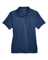 Harriton Women's Advantage Snag Protection Plus IL Snap Placket Polo. M345W - Dark Navy