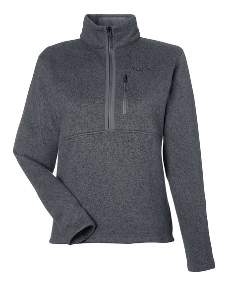 Marmot Women's Drop Line Half-Zip Jacket. M16248 - Steel Onyx Heather