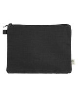 econscious Hemp Pouch. EC8402 - Black/ Black