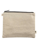 econscious Hemp Pouch. EC8402 - Natural/ Black