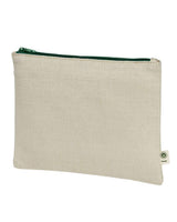 econscious Hemp Pouch. EC8402 - Natural/ Kelly