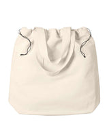 BAGedge Drawstring Tote Bag. BE087 - Natural