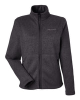 Marmot Women's Drop Line Fleece Jacket. M16250 - Black Heather