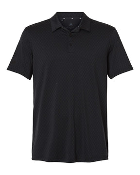Adidas Men's 4-Way Stretch Printed Polo. A716 - Carbon