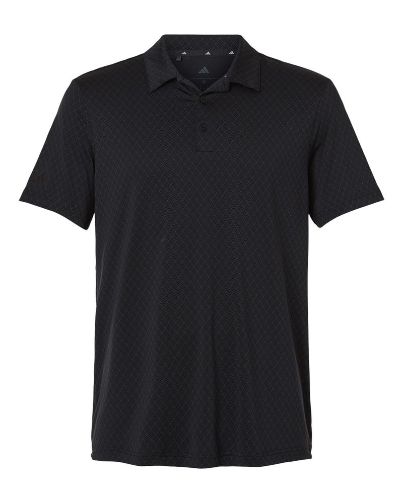 Adidas Men's 4-Way Stretch Printed Polo. A716 - Carbon