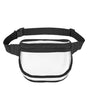 BAGedge Clear PVC Fanny Pack. BE264 - Black