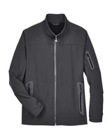 North End Men's Three Layer Fleece Bonded Shell Technical Jacket. 88138 - Graphite