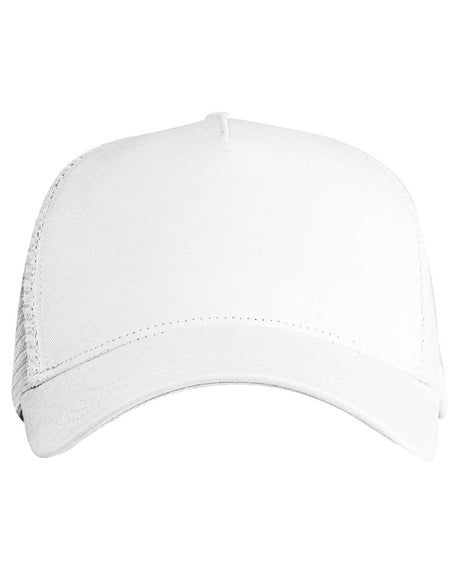 econscious Five-Panel Trucker Cap. EC7094 - White