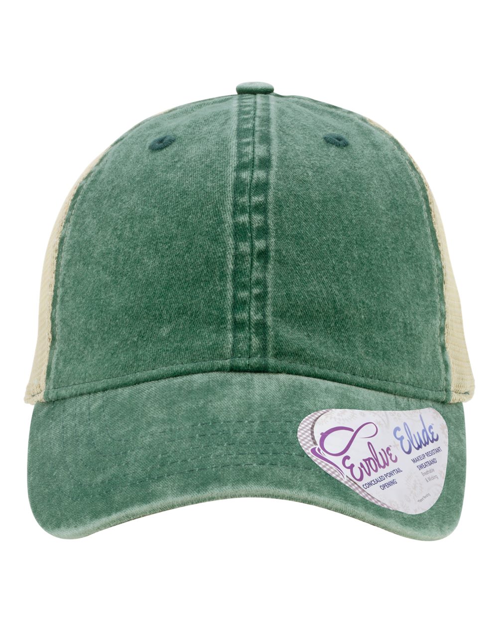 Infinity Her Women's Washed Mesh-Back Cap. TESS - Jade/ Daisy/ Khaki