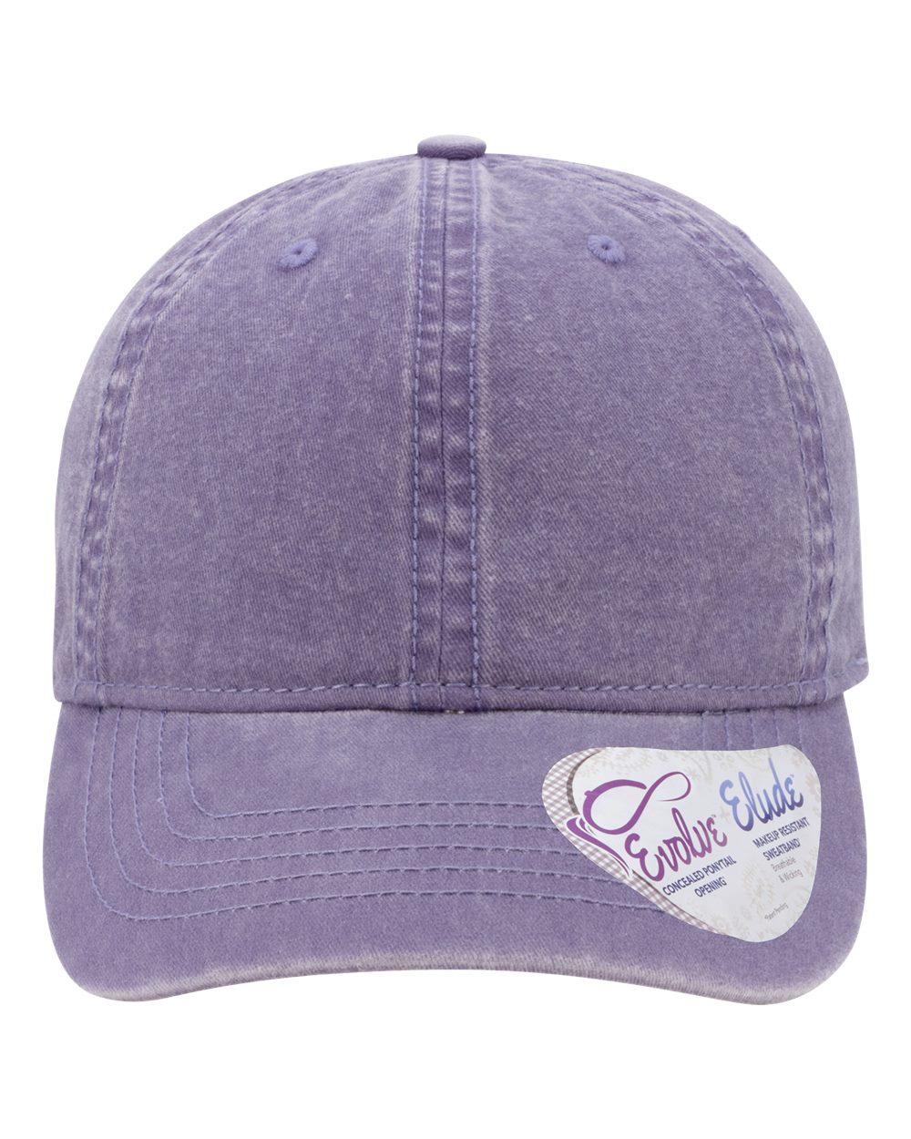 Infinity Her Women's Pigment-Dyed with Fashion Undervisor Cap. CASSIE - Violet/ Floral