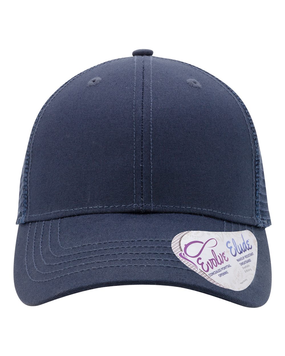 Infinity Her Women's Modern Trucker Cap. CHARLIE - Dark Navy/ Navy