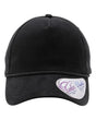 Infinity Her Women's Five-Panel Rope Cap. MAYA - Black/ Black Leopard