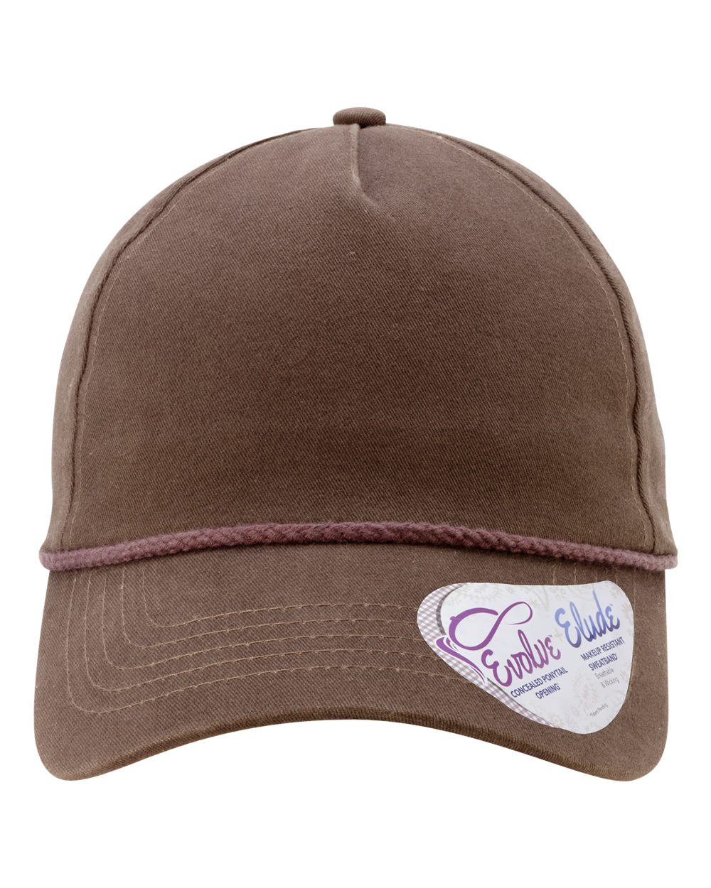 Infinity Her Women's Five-Panel Rope Cap. MAYA - Chocolate/ Fawn