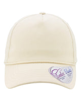 Infinity Her Women's Five-Panel Rope Cap. MAYA - Vanilla/ Longhorn