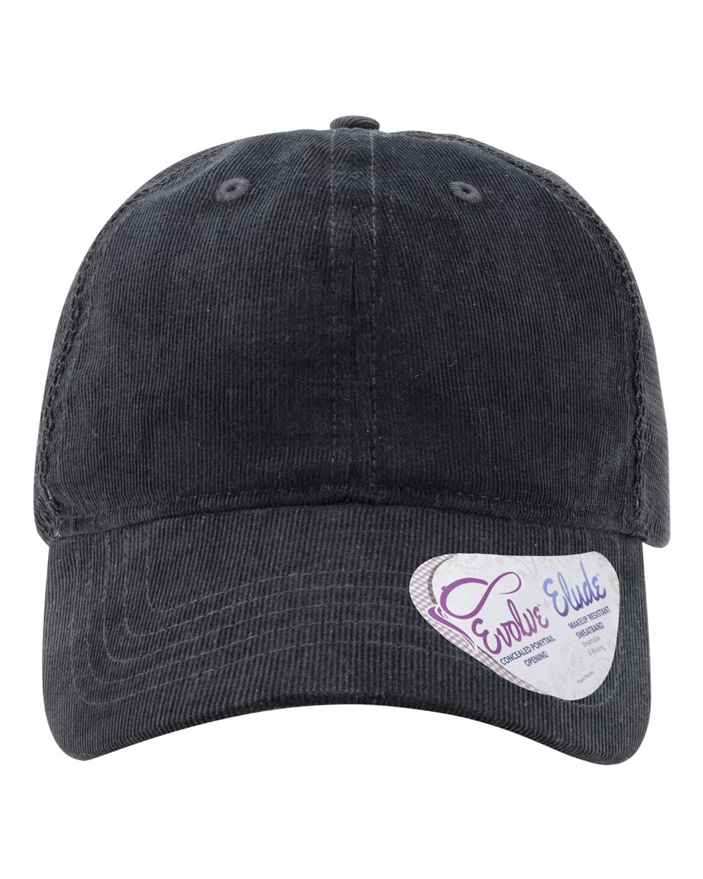 Infinity Her Women's Corduroy Cap. JO - Black / Black Leopard/ Black